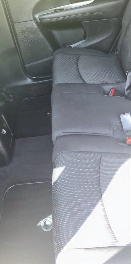 After interior detailing — Back seat — complete turnaround