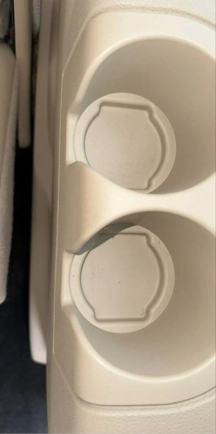After interior detailing — Cupholders — like new again