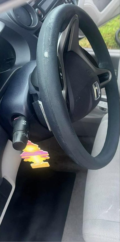 After interior detailing — Driver's floor — salt & sand out