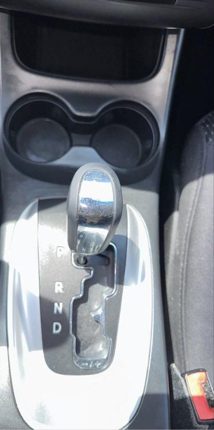 After interior detailing — Shifter console — detail clean